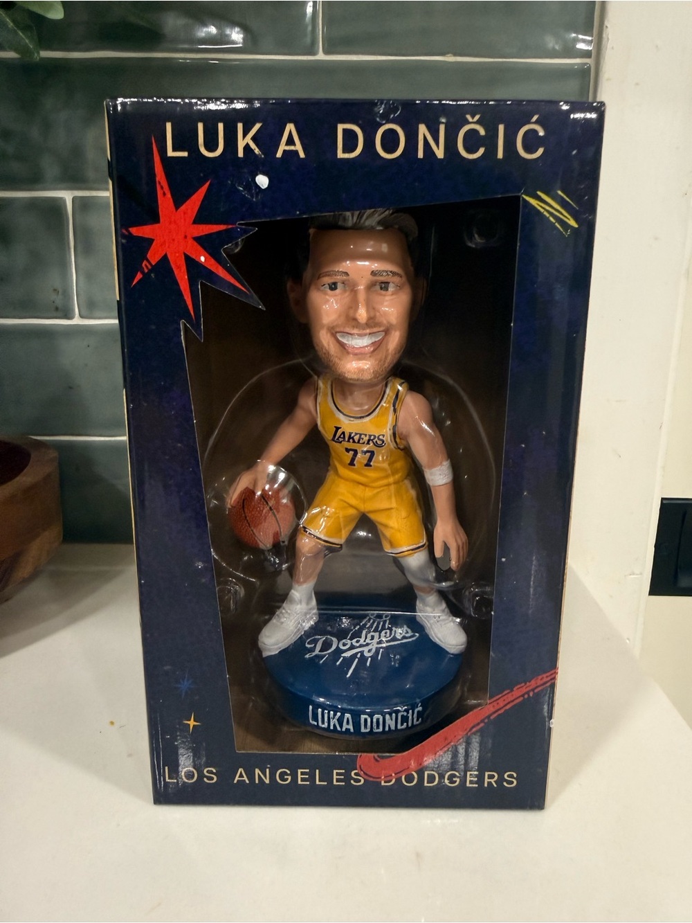 Luka Doncic Dodgers Lakers Bobblehead 8/21/26 SGA New in Box